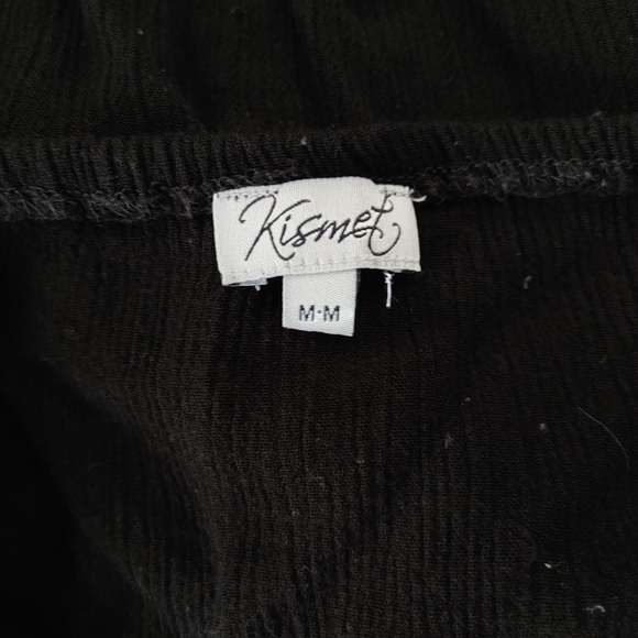 Kismet black and cream cropped top - Picture 4 of 4